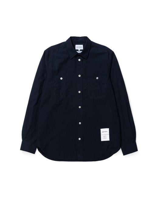 Norse Projects Norse Project Silas Tab Series Long Sleeve Button-up ...