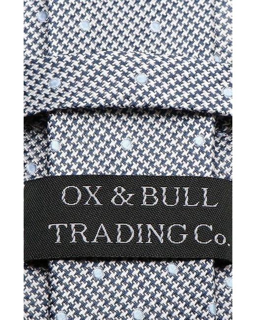Cufflinks Inc. Gray Houndstooth Dot Silk Tie for men