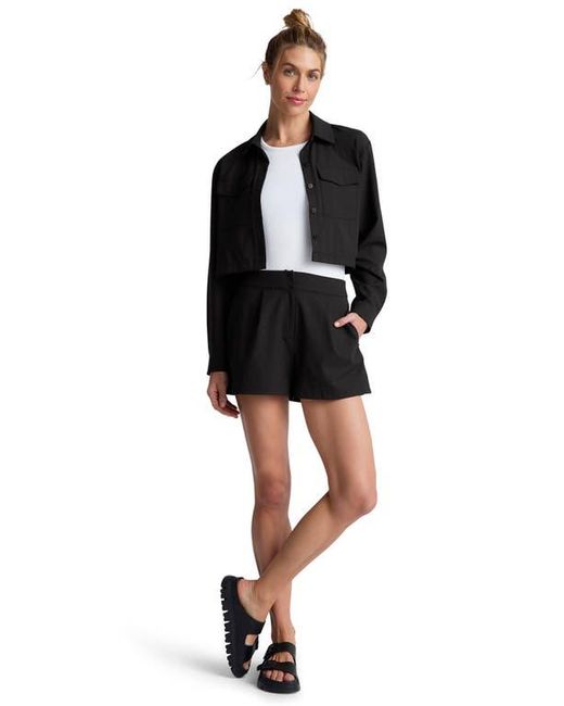 Beyond Yoga Black Midtown Crop Jacket