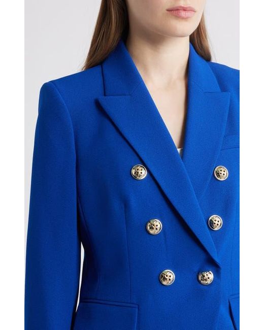 Tahari Blue Double Breasted Two-Piece Suit