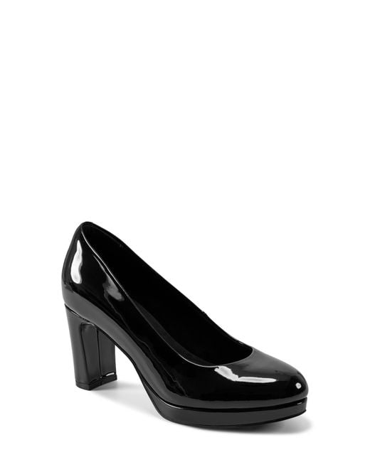 Rockport Black Carmen Platform Pump
