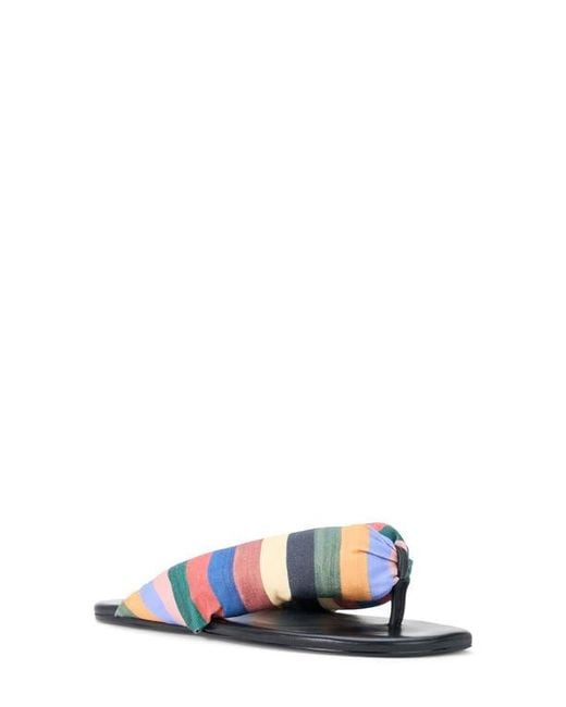 Staud Blue Juno Thong Sandal