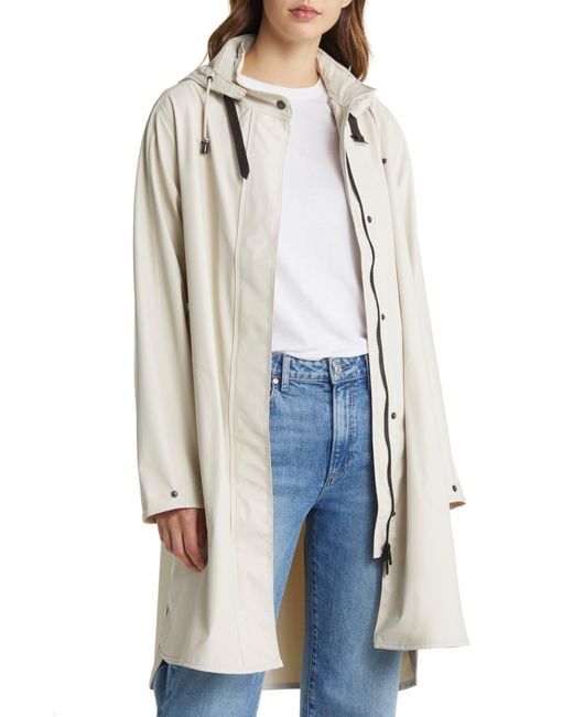 Ilse Jacobsen Blue Hooded Raincoat