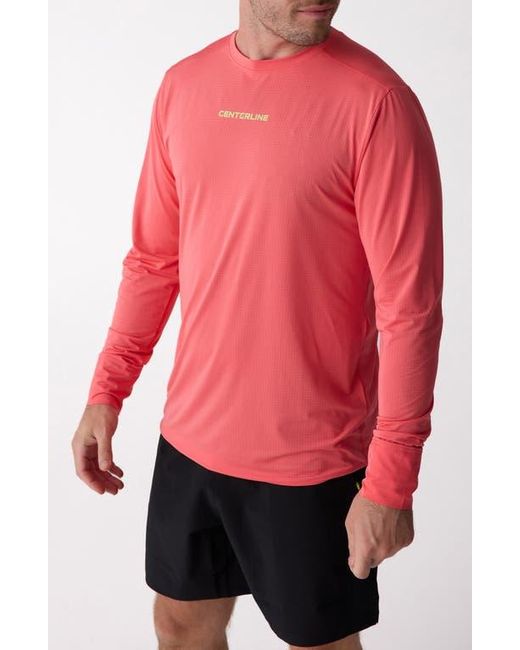 Centerline Athletics Red Airlite Long Sleeve for men