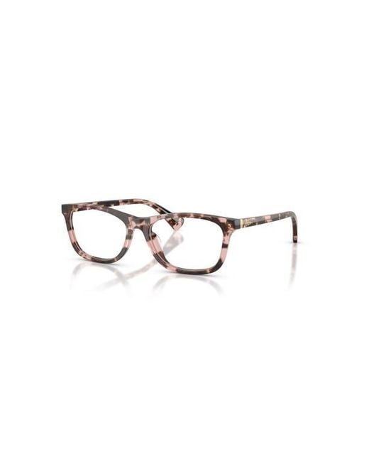 Ralph Metallic 53Mm Rectangle Optical Glasses