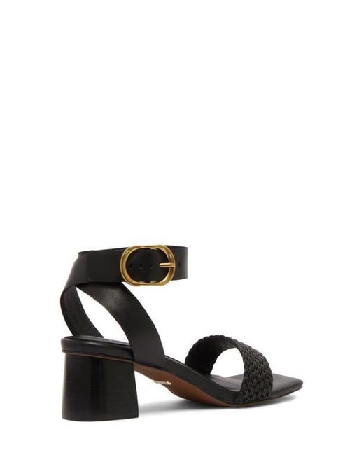 Frankie White Eadie Ankle Strap Sandal