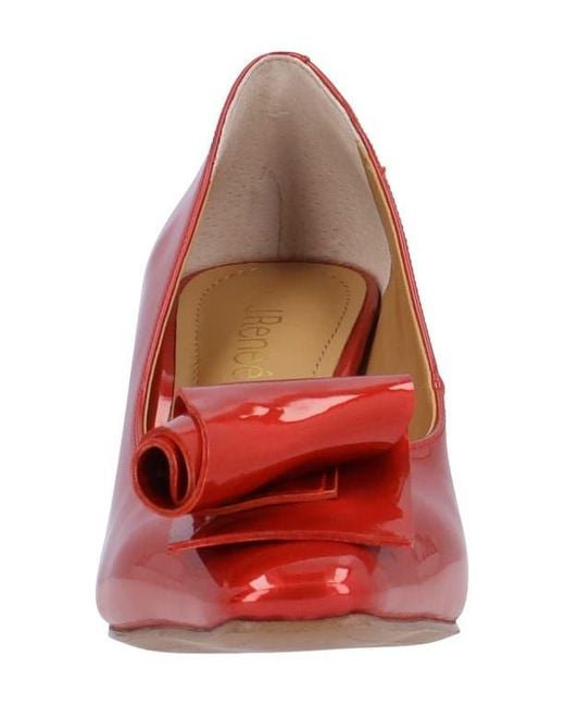 J. Reneé Red Karali Pointed Toe Pump