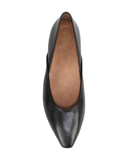Vionic Black Gracia Flat