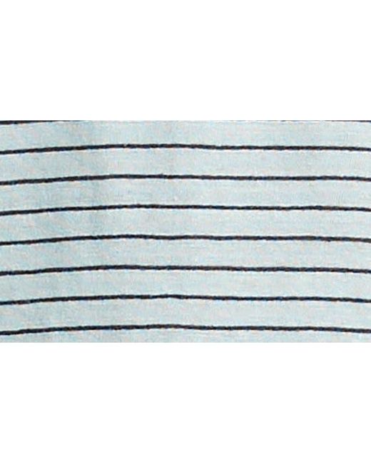 Vince Blue Stripe Linen Polo for men