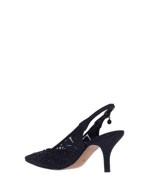J. Reneé Blue Vanani Slingback Pointed Toe Pump