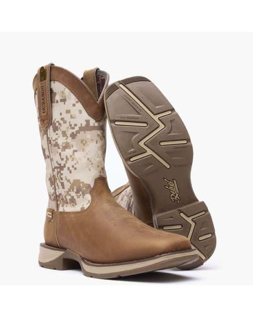 Durango Brown Desert Camo Pullon Western Boot for men