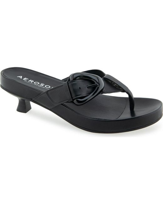 Aerosoles Black Calvin Flip Flop