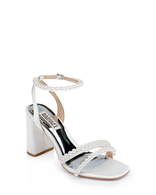 Badgley mischka liz ankle strap on sale sandal