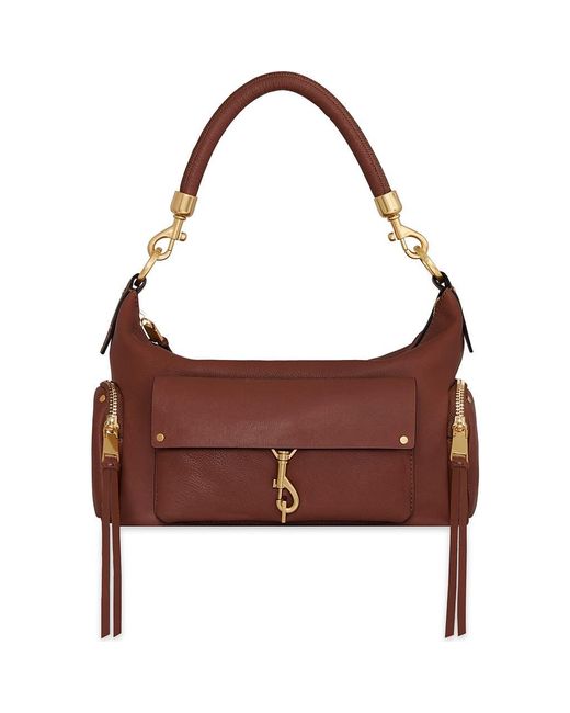 Rebecca Minkoff Brown Mab Leather Shoulder Bag
