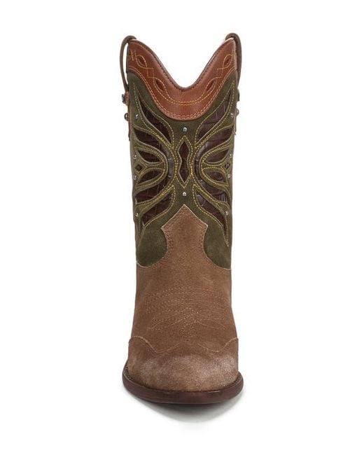 Sam Edelman Brown Rylin Western Boot