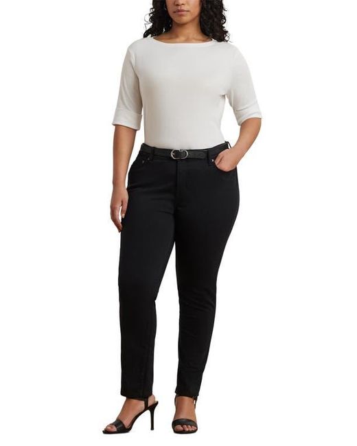 Ralph Lauren Gray Boat Neck Top