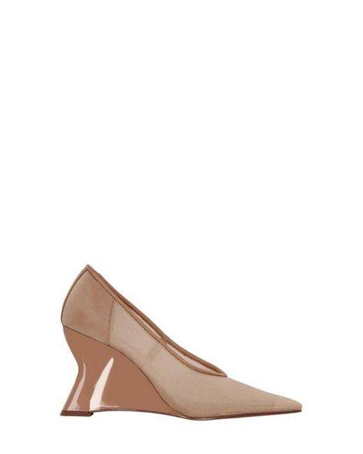 Katy Perry Natural The Trendygurl Pointed Toe Wedge Pump