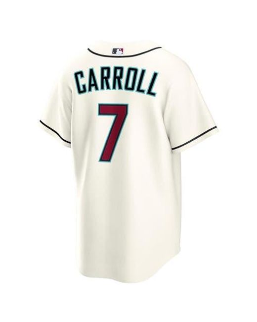 Nike White Corbin Carroll Arizona Diamondbacks Home Replica 2.0 Player Jersey for men