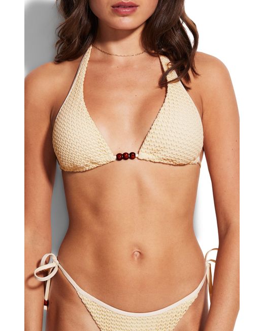 Seafolly Natural Slider Triangle Bikini Top