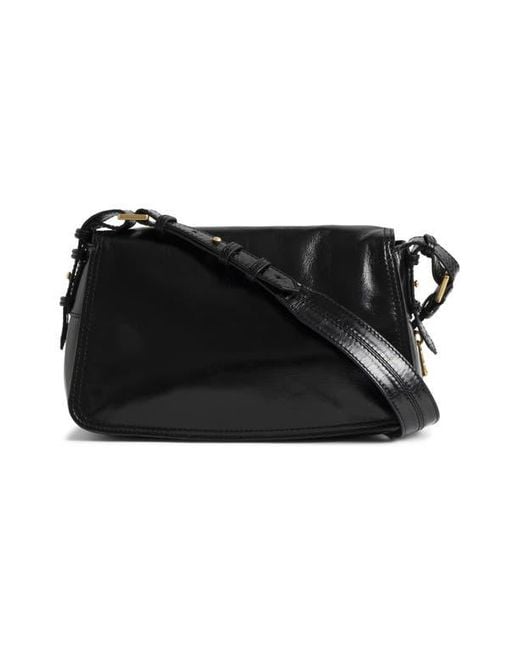 Zadig & Voltaire Black Le Zouzou Patent Leather Bag