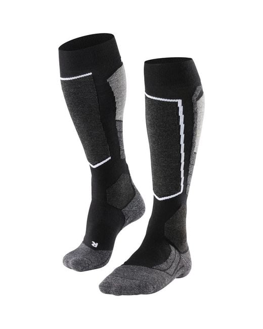 Falke Black Sk2 Intermediate Ski Socks