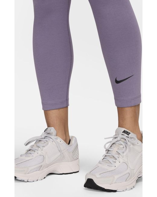 Nike Purple Classic Lifestyle 7/8 leggings