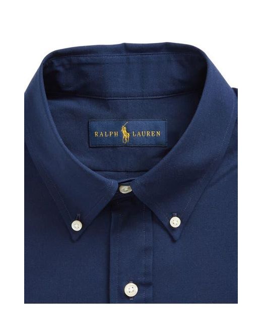 Polo Ralph Lauren Blue Classic Fit Stretch Cotton Poplin Button-Down Shirt for men