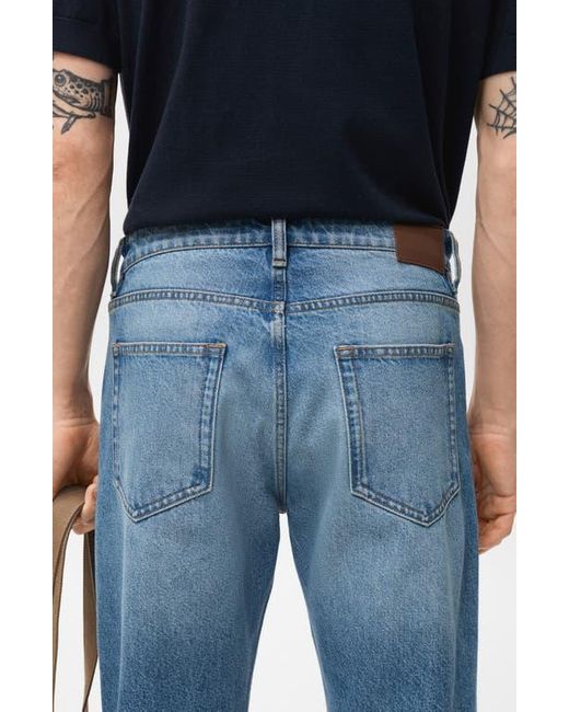 Mango Blue Bob Regular Fit Jeans for men