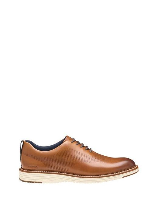 Johnston & Murphy Brown Upton Perforated Plain Toe Oxford for men