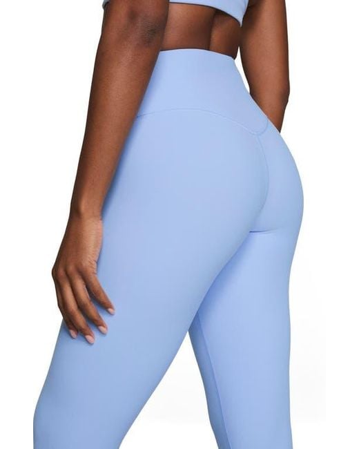 Spanx Blue Spanxsmooth Onform Full-Length Leggings