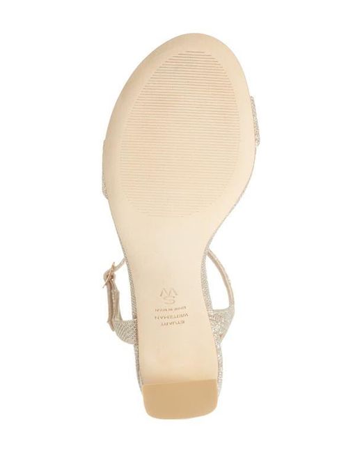 Stuart Weitzman White Babette 85 Sandal