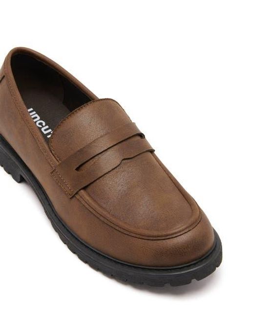 Uncut Brown Croydon Loafer for men