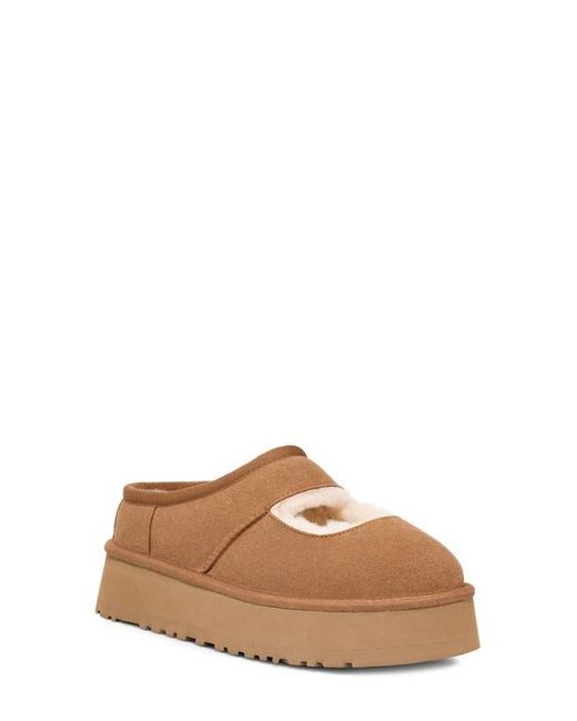 【送料&関税込】UGG bea Mary Jane Brown Mules With Cut-out D UGG 'bea Mary Jane' Brown Mules With Cut-out Detail In Suede