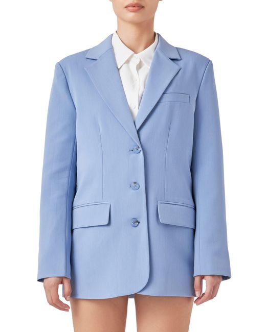 Endless Rose Blue Suit Blazer