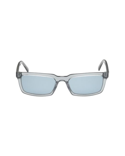 Abercrombie & Fitch Blue 54Mm Rectangular Sunglasses for men