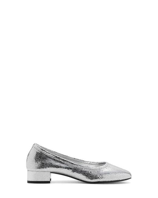 Mango Gray Metallic Pump