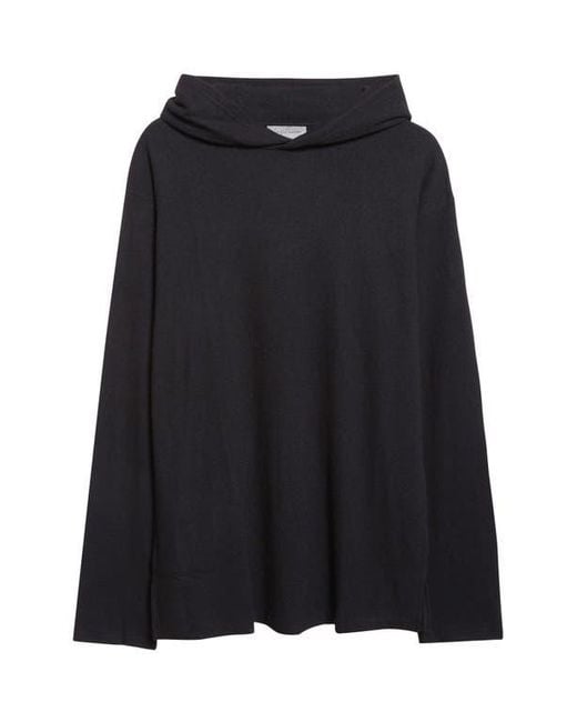 Yohji Yamamoto Black Super 120S Wool T-Shirt Hoodie for men