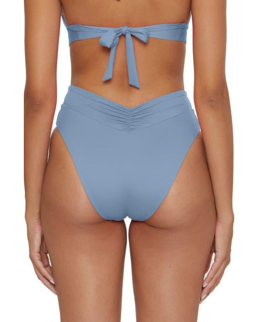 Becca Blue Color Code High Waist Bikini Bottoms