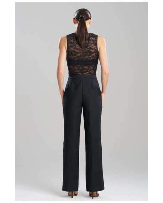 Natori Black Canvas Trouser
