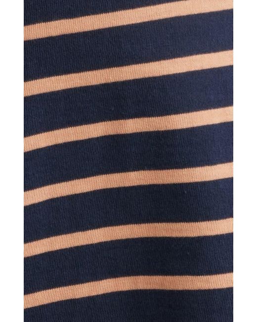Nation Ltd Black Jayna Stripe Sleeveless Fit & Flare Minidress