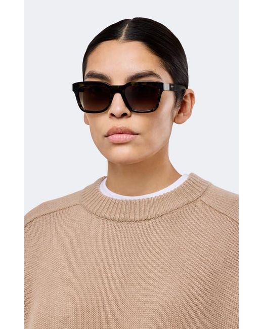 Canada Goose Green 52Mm Rectangular Sunglasses