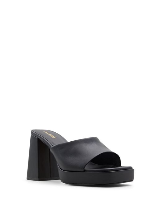 ALDO Elkie Platform Sandal in Black | Lyst