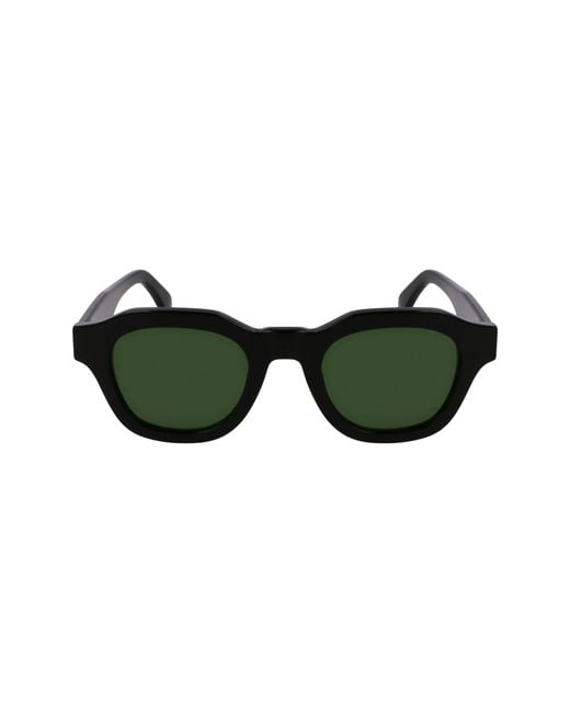 Paul Smith Green Lyford 48Mm Small Modified Rectangular Sunglasses