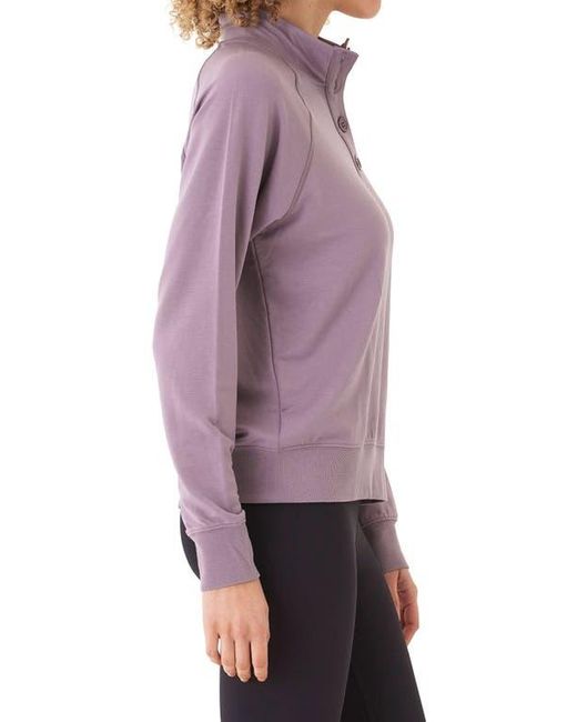 Threads For Thought Purple Candace Raglan Terry Pullover