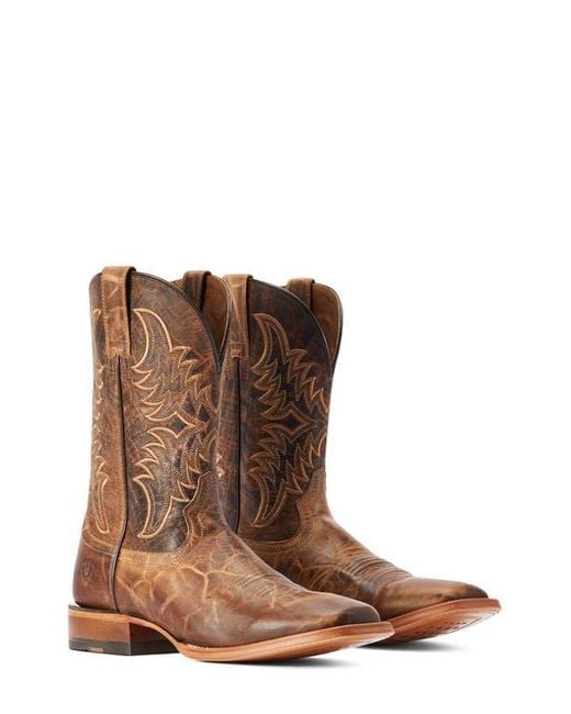 Ariat Brown Point Ryder Western Boot for men