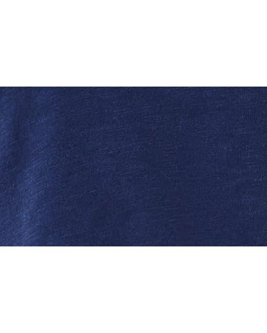 NZT by NIC+ZOE Blue Nzt By Nic+zoe Flutter Sleeve Cotton T-shirt