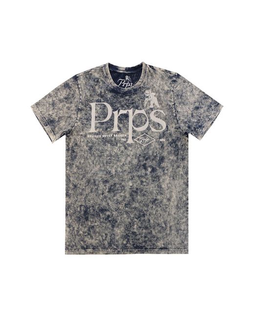 PRPS Gray Nagasaki Graphic T-shirt for men