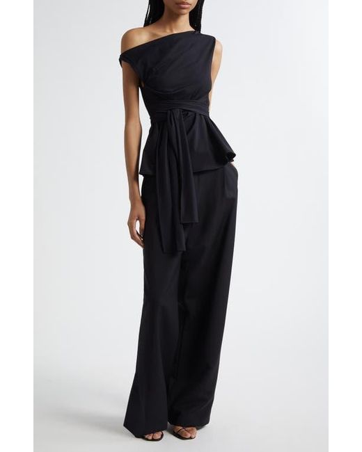 Rohe Blue Relaxed Fit Wool Drawstring Pants