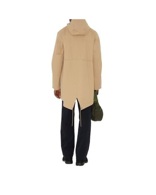 Burberry Natural Bonded Gabardine Parka for men