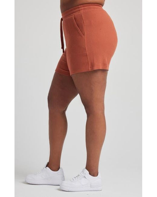 Losano Orange Organic Cotton Drawstring Short